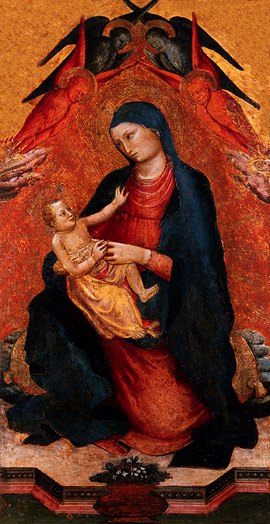 Photo of "MADDONA AND CHILD ENTHRONED" by MARIOLTO DI NARDO