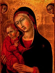 Photo of "MADONNA AND CHILD WITH ANGELS" by PIETRO DI SANO
