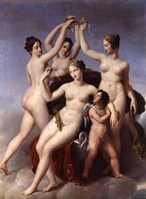 Photo of "VENUS AND CUPID WITH THE THREE GRACES" by GIOACCHINO GIUSEPPE SERANGELI