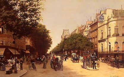 Photo of "LE BOULEVARD DES ITALIENS, PARIS, FRANCE, 1889" by EDMOND GEORGES GRANDJEAN