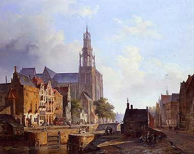 Photo of "CATHEDRAL, ANTWERP, 1841" by CORNELIS SPRINGER