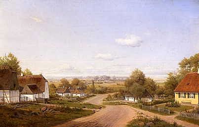 Photo of "AN EXTENSIVE VIEW OVER NORRE JAERNLOSE, DENMARK." by NORDAHL GROVE
