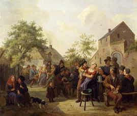 Photo of "THE VILLAGE REVELRIES 1828" by CONSTANTIN COENE