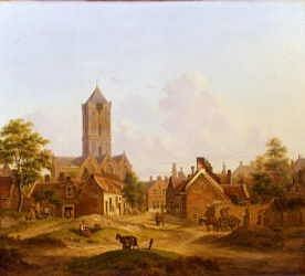 Photo of "UTRECHT, THE CHURCH OF ST.JACOBII, 1821" by JAN HENDRICK VERHEYEN