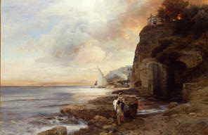 Photo of "FIGURES ON THE NEAPOLITAN COAST, 1879" by OSWALD ACHENBACH