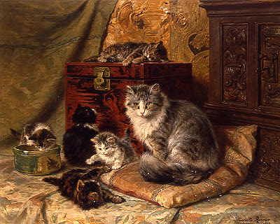Photo of "PROUD MOTHER,1899" by HENRIETTE RONNER- KNIP
