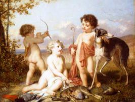 Photo of "CUPIDS WITH GAME" by HUGUES MERLE