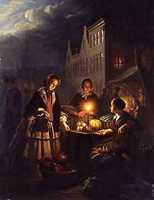 Photo of "THE VEGETABLE STALL" by PETRUS VAN SCHENDEL