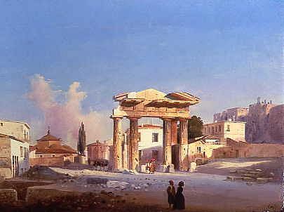 Photo of "A VIEW OF ATHENS, GREECE" by IPPOLITO CAFFI