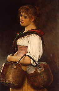 Photo of "THE MILKMAID" by EUGENE DE BLAAS