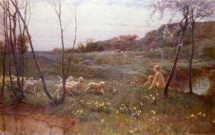 Photo of "A PAGEANT OF SPRING" by GEORGE FAULKNER WETHERBEE