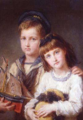 Photo of "THE YOUNG MARINER AND HIS SISTER" by CARL BAUERLE