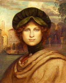 Photo of "A YOUNG WOMAN IN A GREEN CAP, 1905" by ARMAND POINT
