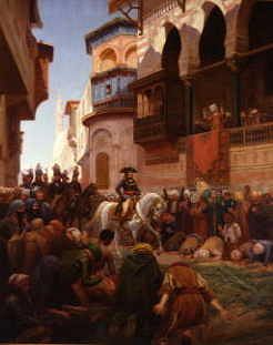 Photo of "NAPOLEON'S ENTRY INTO CAIRO" by GUSTAVE BOURGAIN