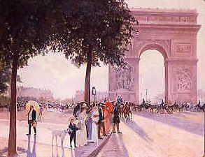 Photo of "SUNNY AFTERNOON NEAR THE ARC DE TRIOMPHE, PARIS, FRANCE" by WILHELM LEFEBRE