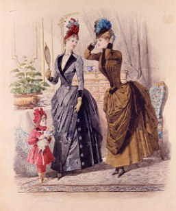 Photo of "YOUNG LADIES IN WINTER DAY DRESSES" by JULES DAVID