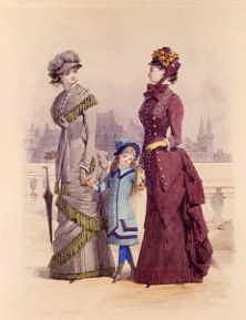 Photo of "YOUNG LADIES & GIRLS DAY DRESSES 1881-82" by JULES DAVID
