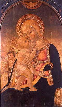 Photo of "MADONNA AND CHILD WITH SAINT GEROME AND ANGEL" by NERI DI BICCI