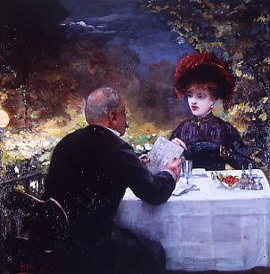 Photo of "THE CONVERSATION" by HENRI GERVEX