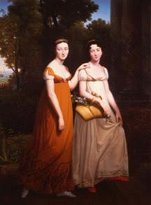 Photo of "A PORTRAIT OF OLYMPIA & COLETTE MONTCABRIE,1812" by GIOACCHIN GIUSEPPE SERANGELI