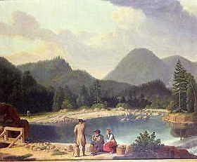 Photo of "THE OKKER VALLEY IN THE HARZ MOUNTAINS, GERMANY" by WILHELM ECKERSBERG