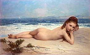 Photo of "THE YOUNG SEA NYMPH, 1870" by ADOLPHE JOURDAN