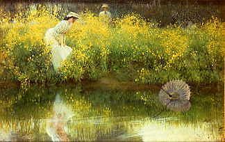 Photo of "THE PARASOL" by ARTHUR HACKER