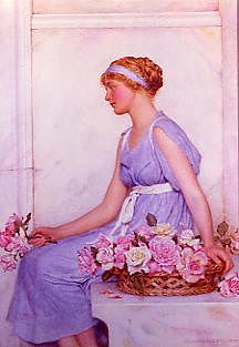 Photo of "A BOUQUET OF ROSES" by GEORGE LAWRENCE BULLEID