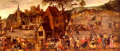 Photo of "A KERMESSE." by PIETER (THE YOUNGER) BREUGHEL
