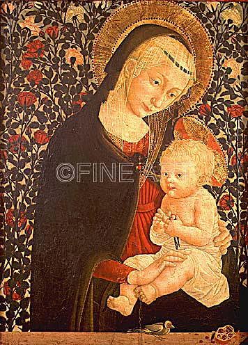 Photo of "MADONNA AND CHILD" by PIER FRANCESCO (AFTER) FIORENTINO