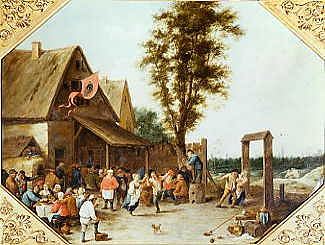 Photo of "PEASANTS MERRYMAKING ON ST.GEORGE'S DAY" by DAVID TENIERS