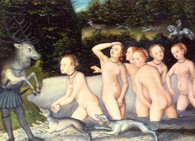 Photo of "DIANA AND ACTAEON" by LUCAS I CRANACH