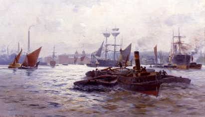 Photo of "THE THAMES, NEAR GREENWICH, LONDON, ENGLAND" by CHARLES JOHN DE LACEY