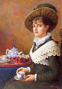 Photo of "AFTERNOON TEA" by ELIZABETH S. (LIFESPAN D GUINNESS