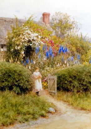 Photo of "AT THE COTTAGE GATE" by HELEN ALLINGHAM