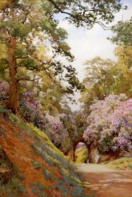 Photo of "A FLOWERY GLADE" by ALFRED PARSONS