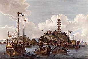 Photo of "VIEW OF GOLDEN ISLAND IN THE YANG-TSE-KIANG OR GREAT" by WILLIAM ALEXANDER