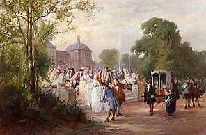 Photo of "A RECEPTION AT VAUXHALL PALACE, LONDON, 1877" by EUGENE BLASSET