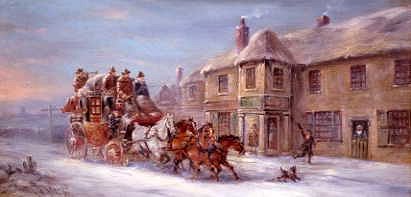 Photo of "ARRIVAL AT THE INN" by JOHN CHARLES MAGGS