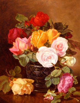 Photo of "A STILL LIFE OF ROSES" by ELOISE HARRIET STANNARD