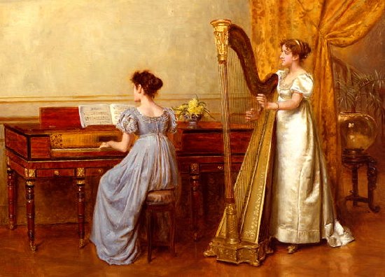 Photo of "THE DUET" by GEORGE GOODWIN KILBURNE