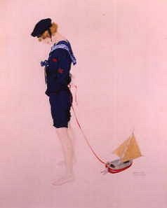 Photo of "A SAILOR GIRL" by RAPHAEL KIRCHNER
