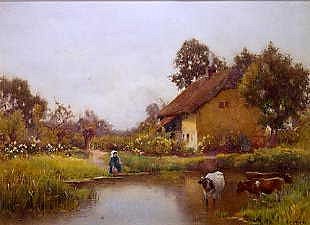 Photo of "FETCHING WATER ON THE RIVER COLNE, ESSEX" by BENJAMIN D. SIGMUND