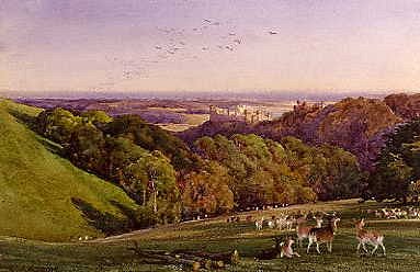 Photo of "EVENING IN ARUNDEL PARK, SUSSEX, ENGLAND" by CHARLES JAMES ADAMS