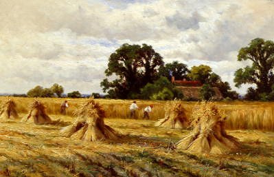 Photo of "A SURREY CORNFIELD" by HENRY H. PARKER