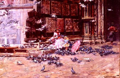 Photo of "FEEDING PIGEONS, ST. MARK'S SQUARE, VENICE, ITALY" by LIEVIN HERREMANS