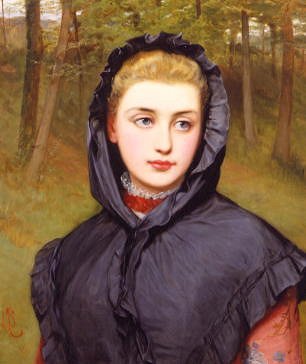 Photo of "FARAWAY THOUGHTS (BLACK SHAWL)" by CHARLES SILLEM LIDDERDALE