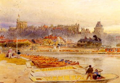 Photo of "PUNTING AT WINDSOR" by ALBERT GOODWIN