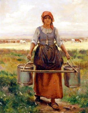 Photo of "THE FARMGIRL" by JULIEN (?) DUPRE