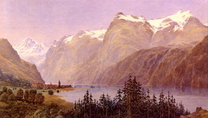 Photo of "LAKE LUCERNE" by HERBERT MOXON COOK